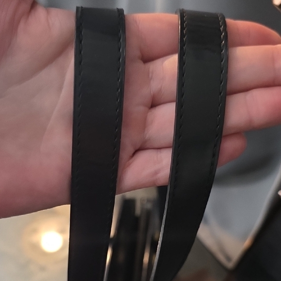 Vintage Bally Black Leather Shoulder Bag  Gold BB Logo |Authentic w/ COA - Picture 6 of 15